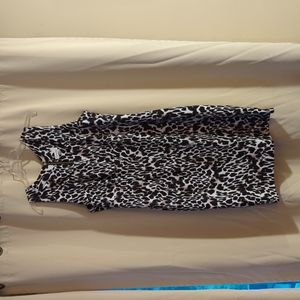 Calvin Klein animal print sheath dress